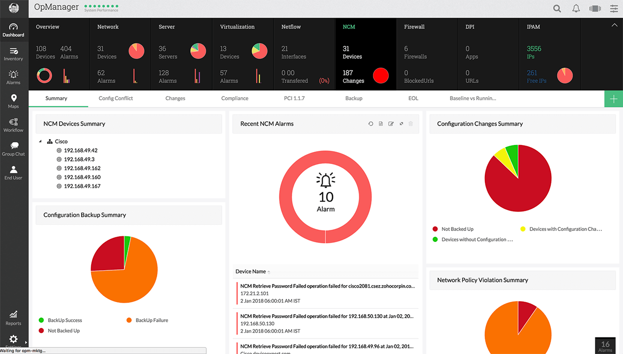 Advanced configuration management with NCM Module