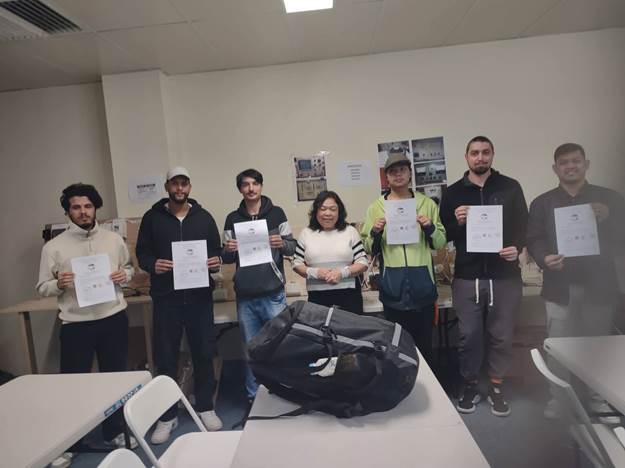 May be an image of studying and text
